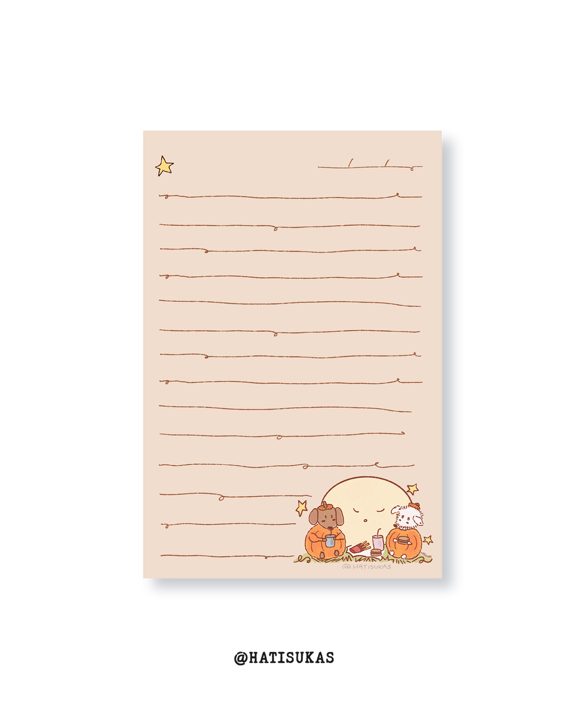 10 Mini Papéis de carta