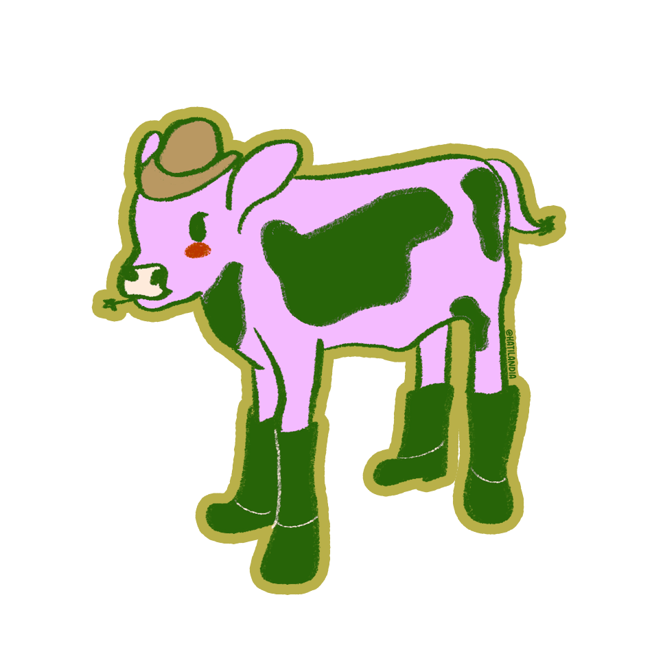 Adesivo - vaca