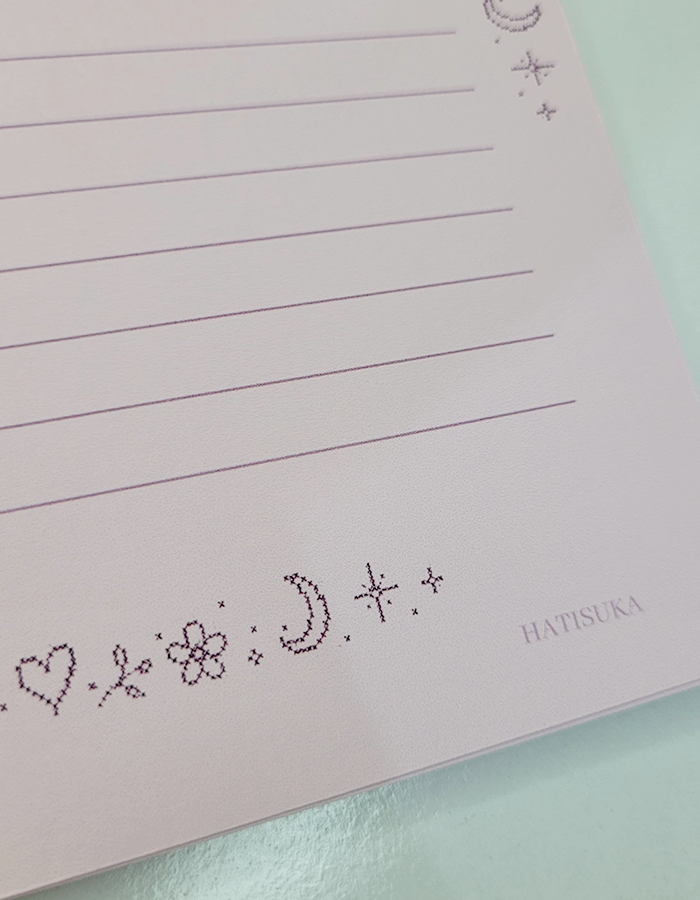 Papel de Carta Rosa Encantado